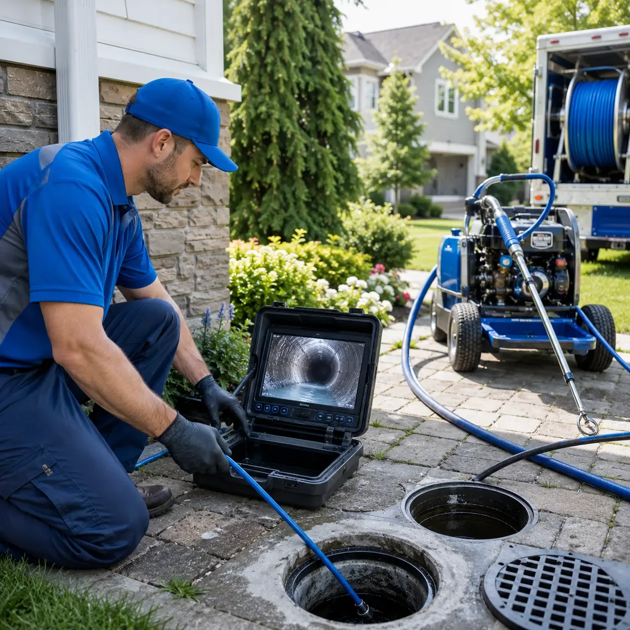 Outdoor drain cleaning professionals serving Allenton, MI