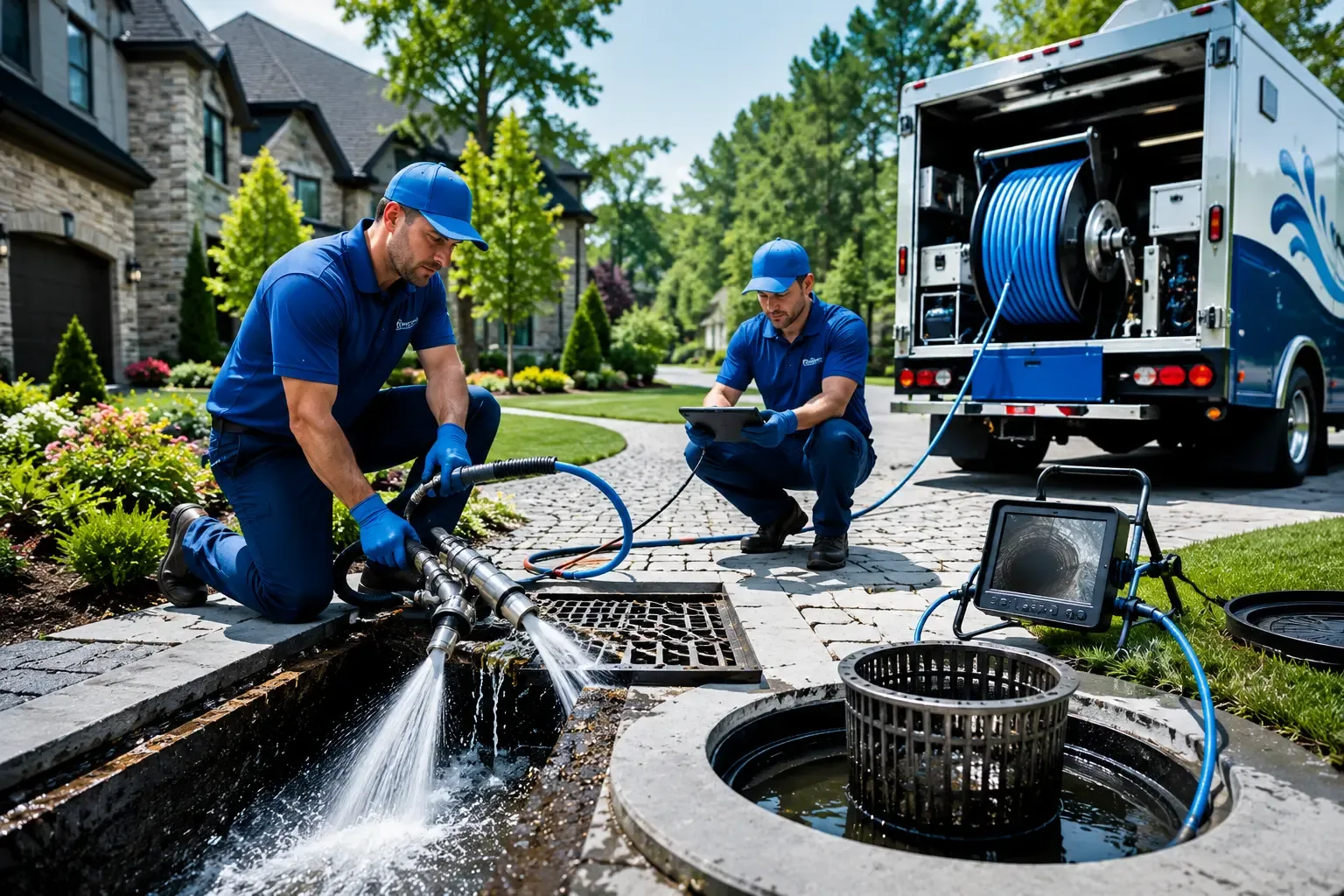Local outdoor drain cleaning professionals in Allenton, MI