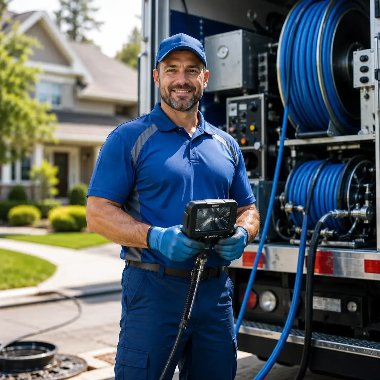 Local outdoor drain cleaning specialists in Allenton, MI
